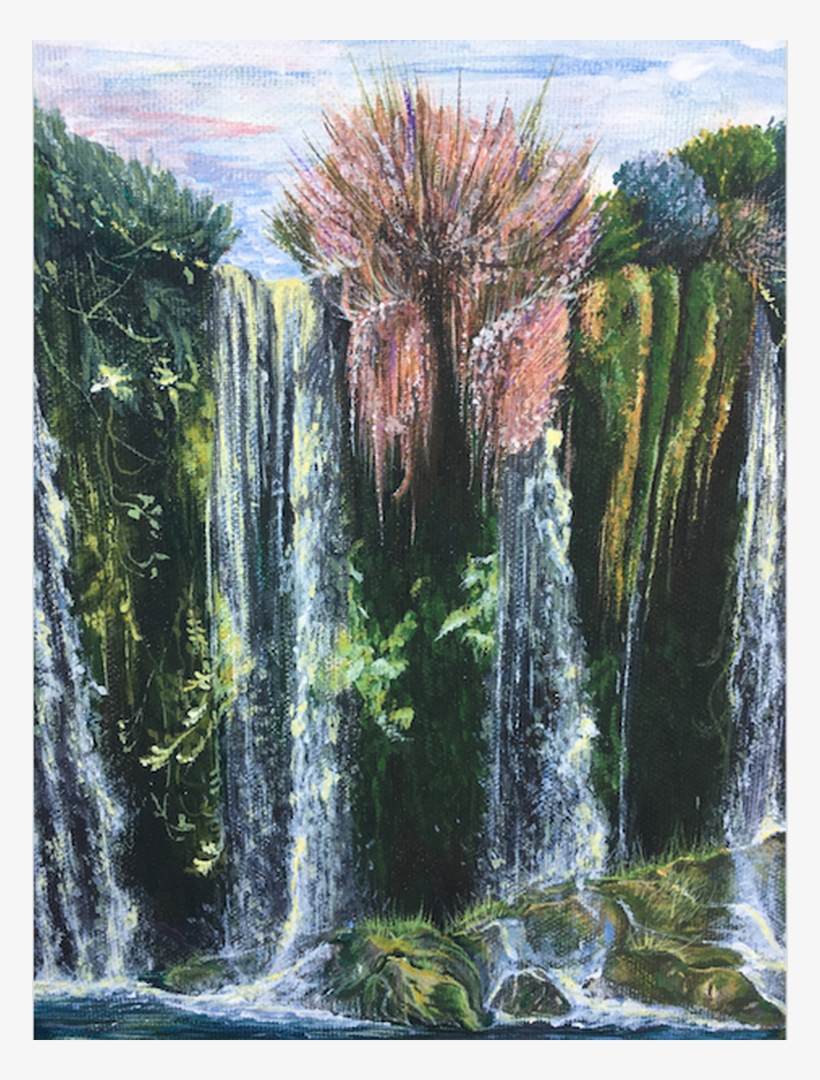 Ksoy02 Duden Waterfalls, Original Paintings, , Ksoy02 - Waterfall, transparent png #9517154