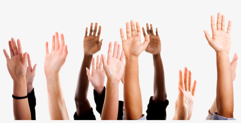 It Takes Somebody - Raised Hands, transparent png #9517698