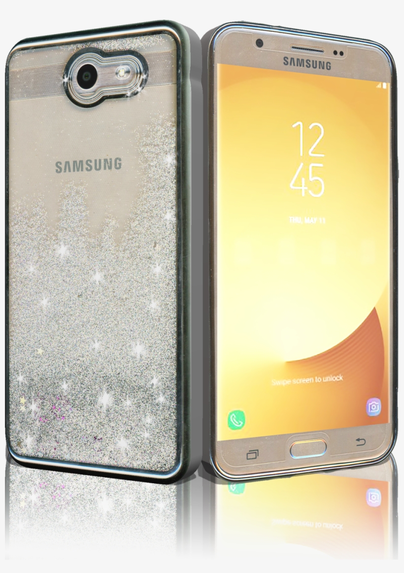 Samsung Galaxy J7 Mm Electroplated Glitter Case With - Samsung Yp U5, transparent png #9517806