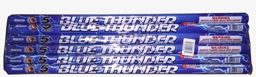 Photo Png Dm K2255a Roman Candles Blue Thunder 5 Balls - Paper Product, transparent png #9519446