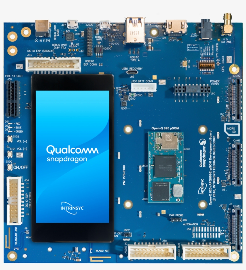 Open-q™ Μ820 Development Kit - Snapdragon 801 Som, transparent png #9519632