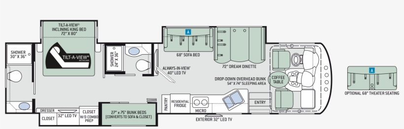 Travel Trailers With Bunk Beds Floor Plans Cougar X Free