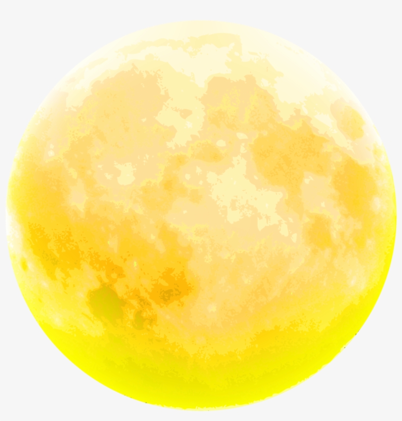 Golden Sun, Stars And Moon, Sunlight - Moon, transparent png #9519964