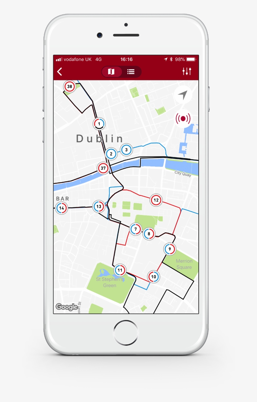 Download The Free Big Bus Tours Mobile App - Map, transparent png #9520283