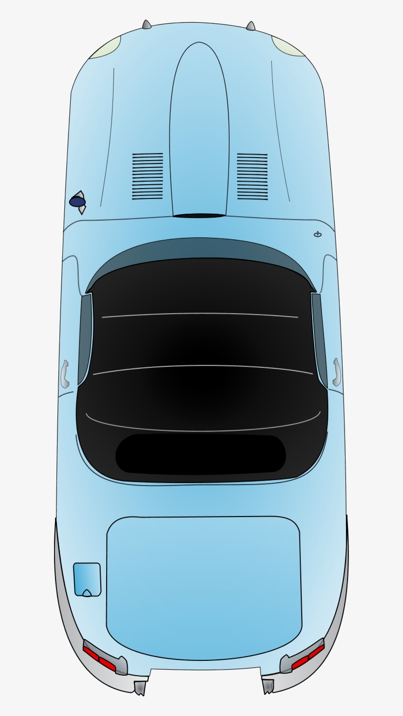 Car Top View Clip Art - Üstten Araba, transparent png #9520316