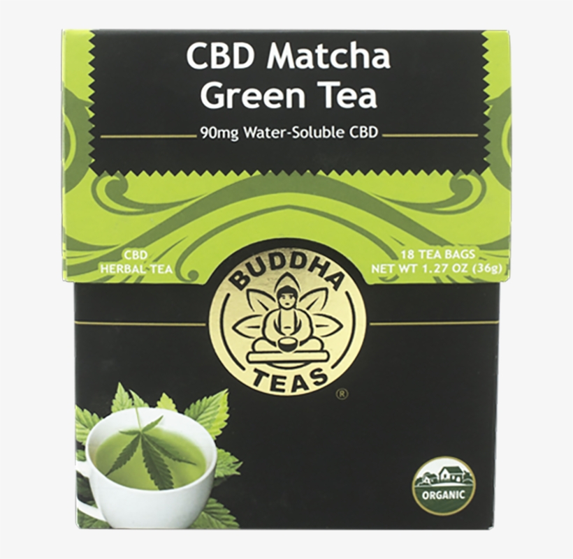 Organic Cbd Matcha Green Tea - Buddha Teas Cbd Matcha, transparent png #9520382