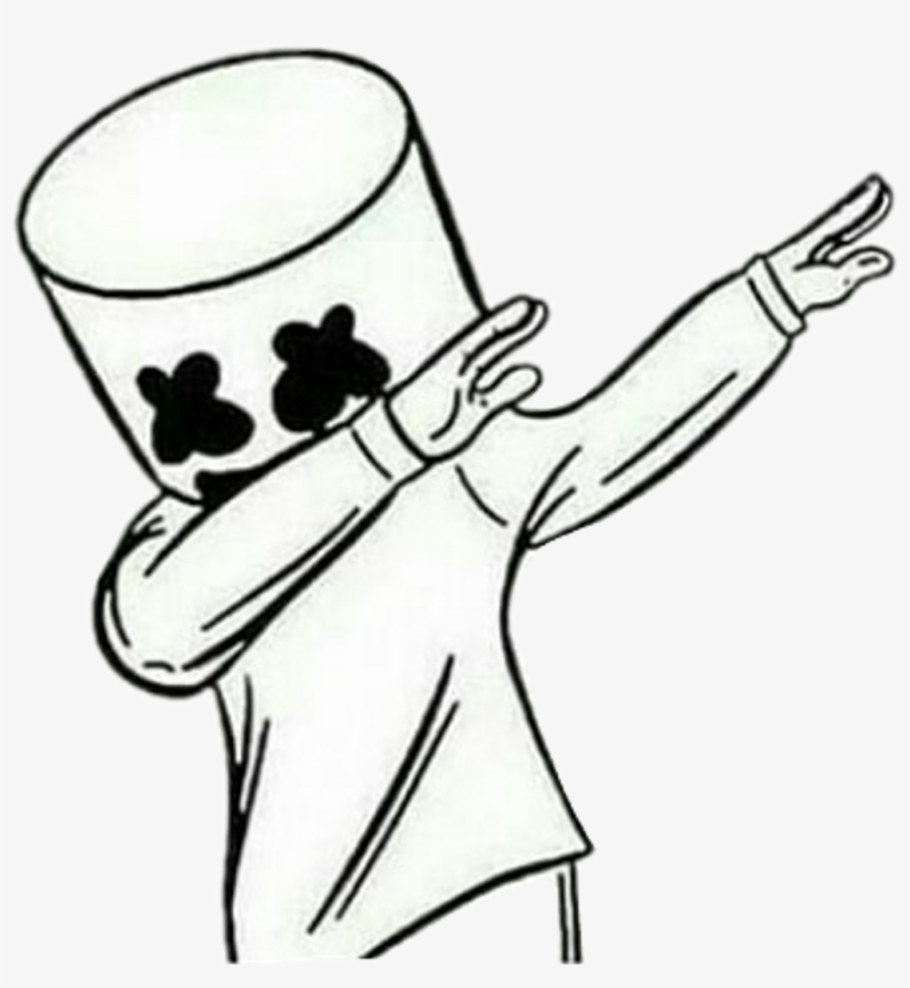 Ganesh Jaybhaye's Image - Marshmello Dab Vector, transparent png #9520655