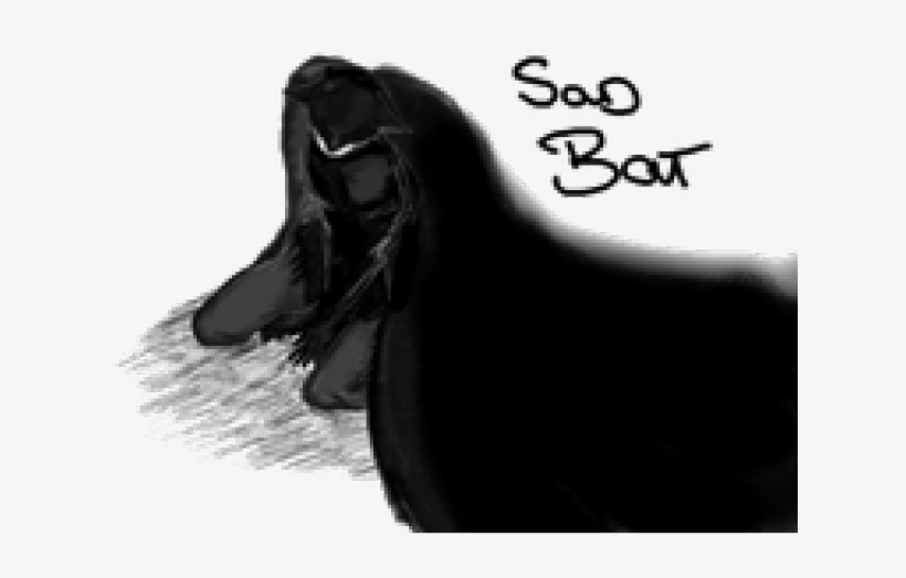 Sad Batman Clipart - Batman Crying, transparent png #9520688