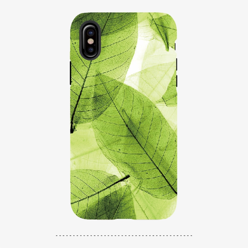 Iphone Green Leaf Stylish New Designed Hard Phone Cases - Wallpaper, transparent png #9521131
