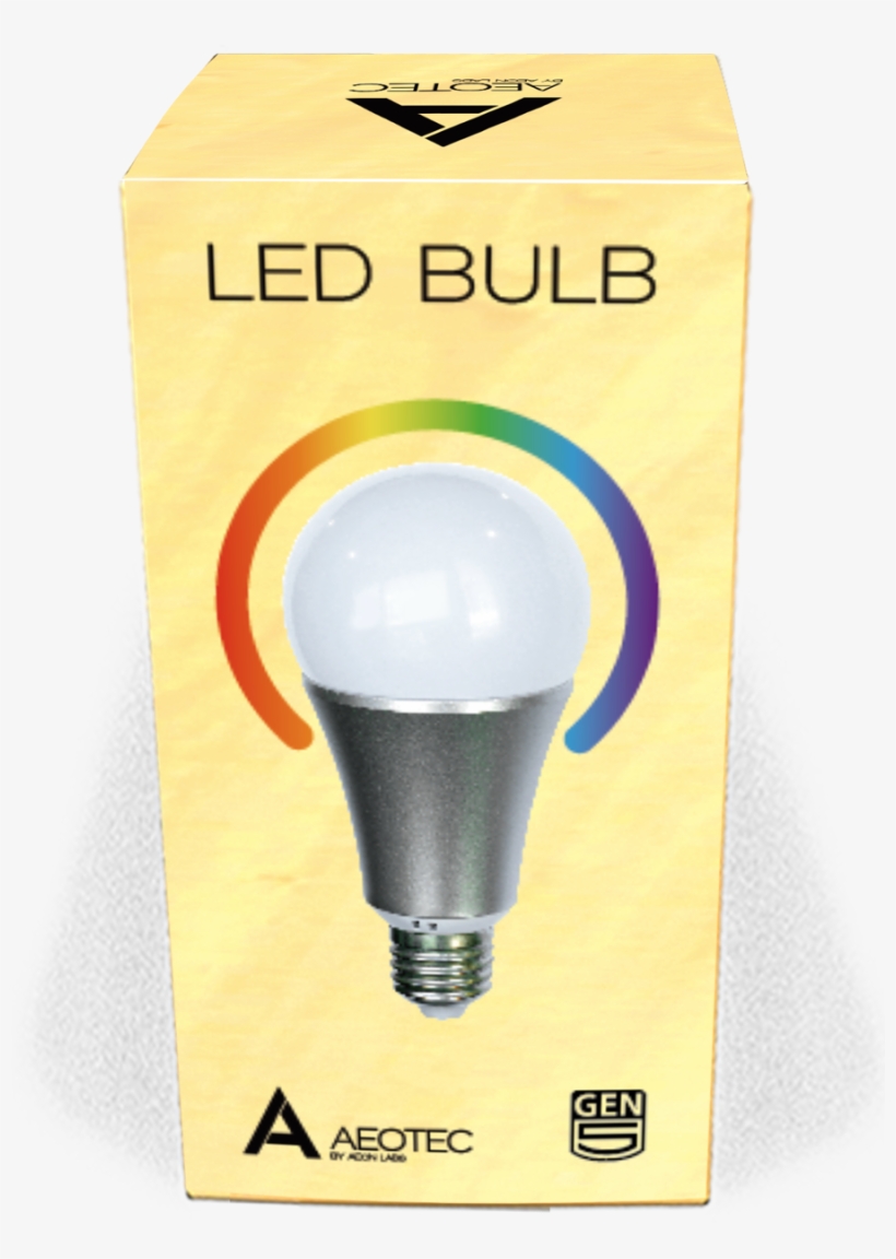 Aeotec Bulb Packaging@3x - Fluorescent Lamp, transparent png #9521132