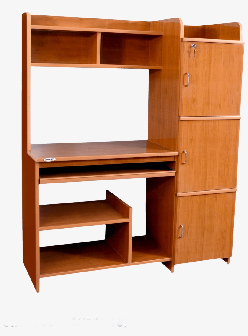 Computer Table Smart Pvc Furniture - Shelf, transparent png #9521331