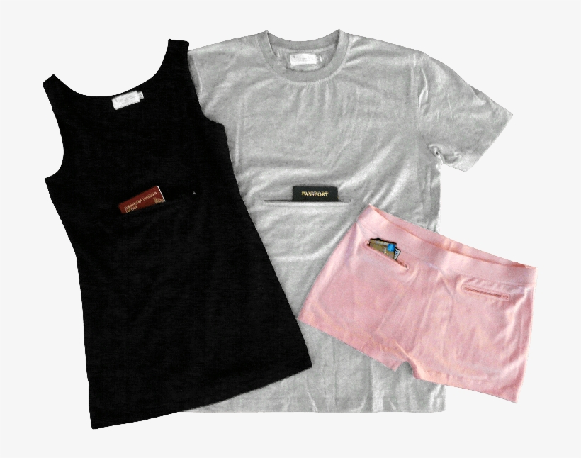 A Clever Top For Clever Travelers - Womens Travel Shirt With Hidden Pocket, transparent png #9521794