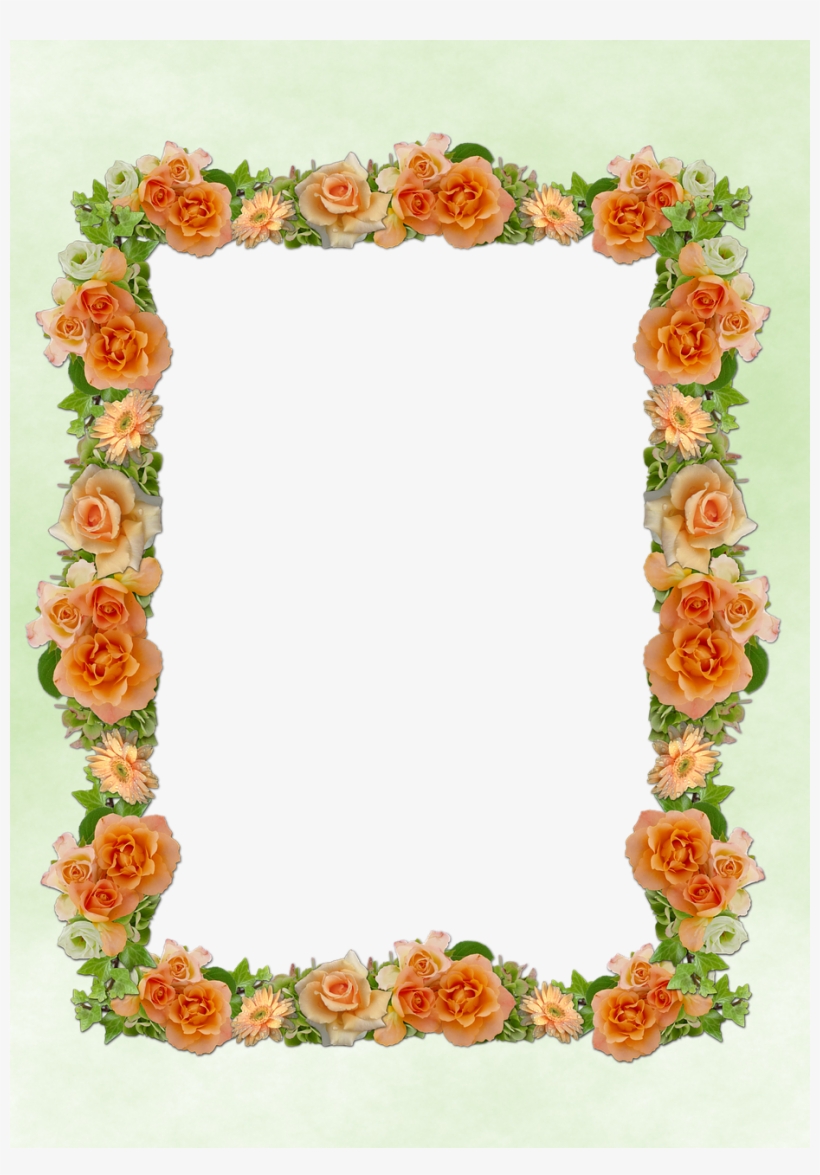 Wedding, Frame, Roses, Wedding, Romance, Isolated - Picture Frame, transparent png #9521805