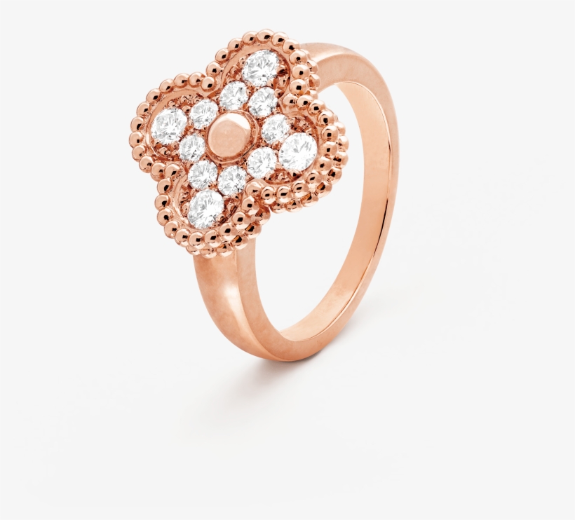Vintage Alhambra Ring - Ring, transparent png #9521813