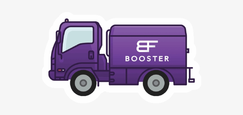 Get A Boost Of Fuel Where Your Car Is Parked With Booster - Booster Fuels Logo, transparent png #9523103