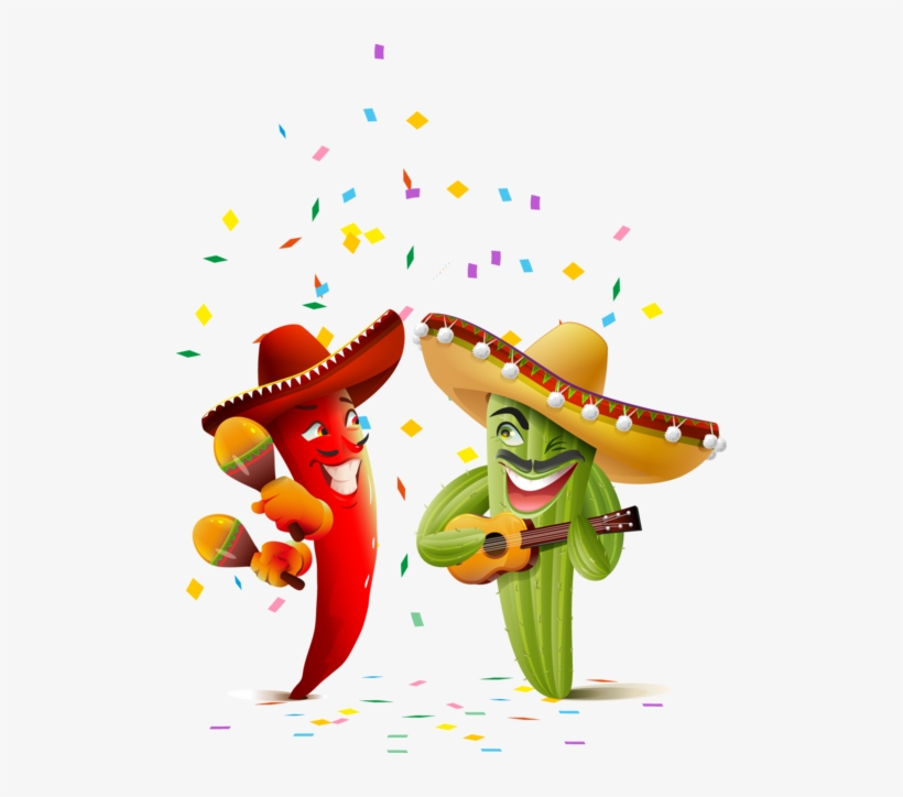 Mexican Fiesta - Cinco De Mayo Illustration, transparent png #9523541