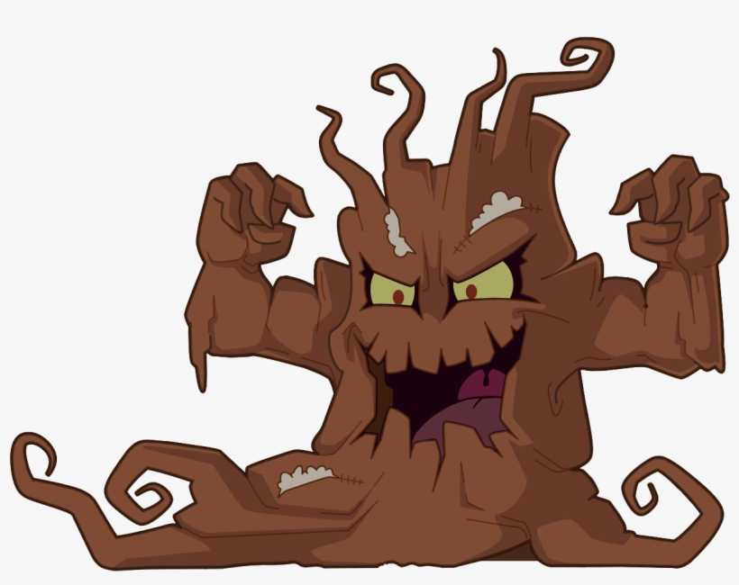 Screaming Tree - Cartoon, transparent png #9523650