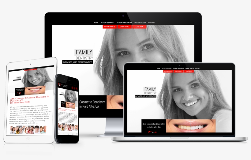 Website Design For Medical Doctors Example - Feature Phone, transparent png #9523843