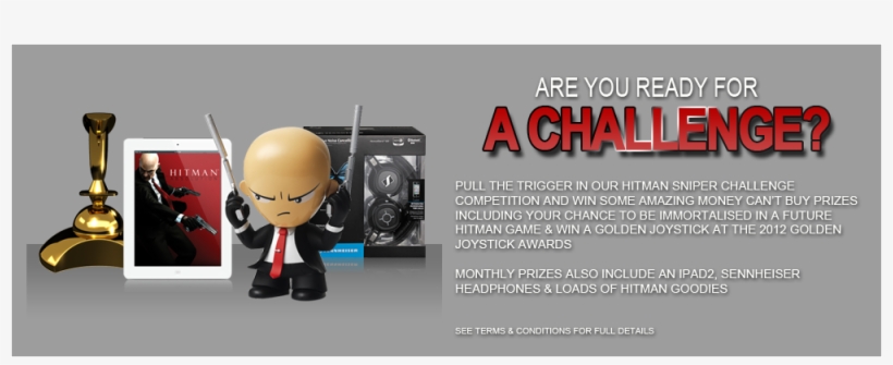 Square Enix Studio, Today Announces The Launch Of The - Hitman Absolution, transparent png #9524007