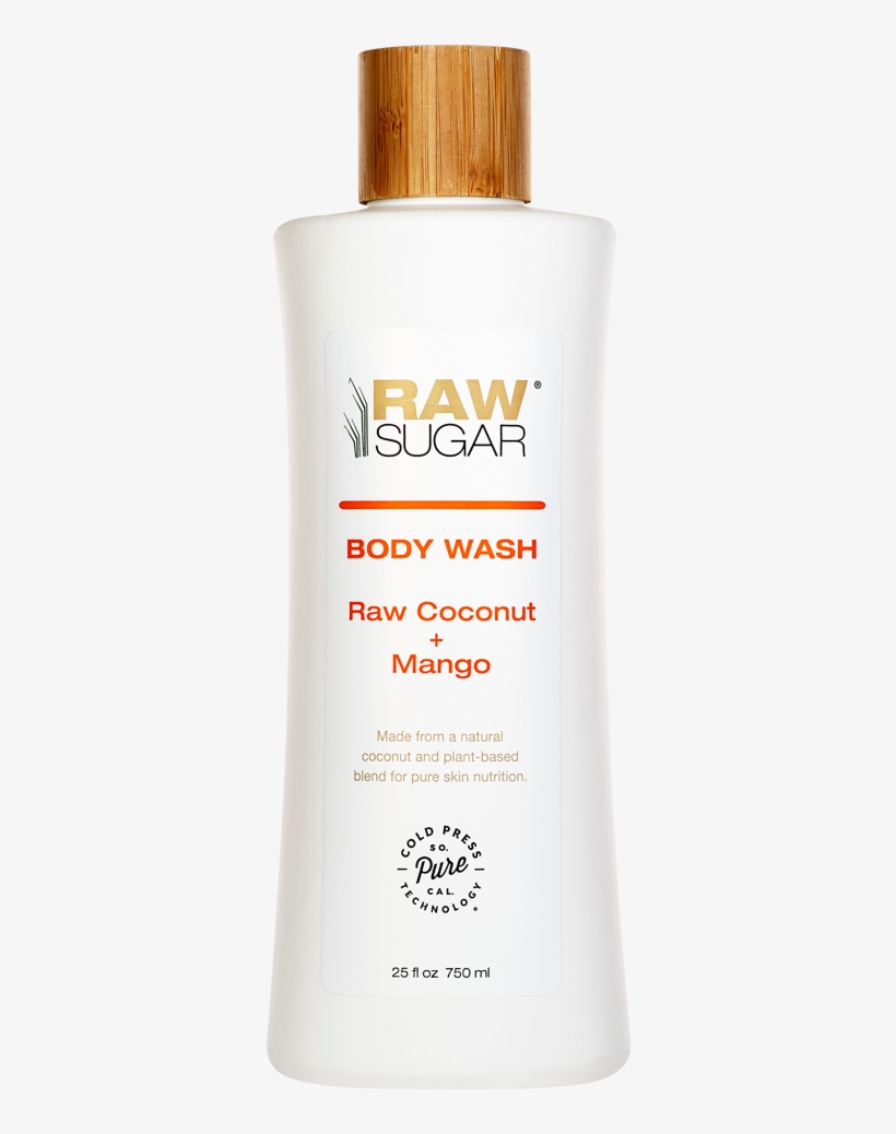 Raw Sugar Body Wash Bottle - Raw Sugar Living Body Wash, transparent png #9524664