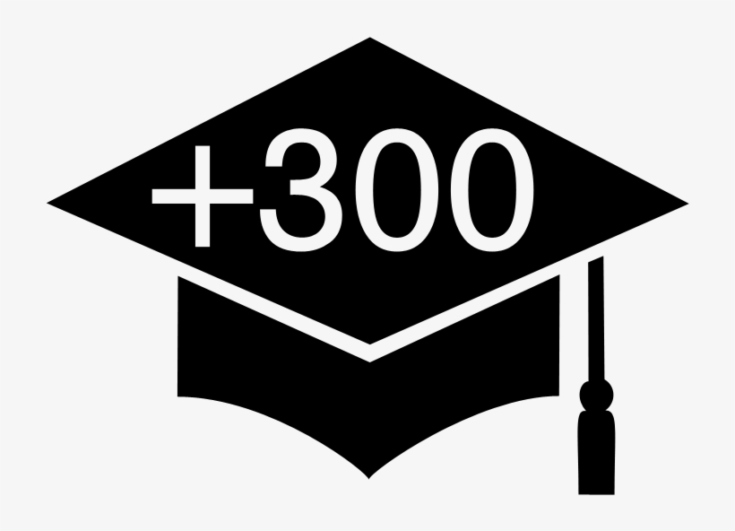 20170515 Grad Cap-300 - Sign, transparent png #9524827