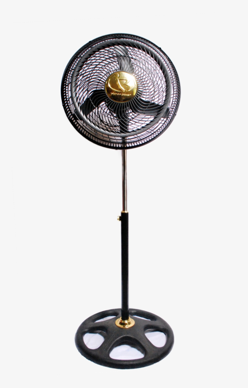 09 Black 18″ Inches Pedestal Fan - Emblem, transparent png #9524833