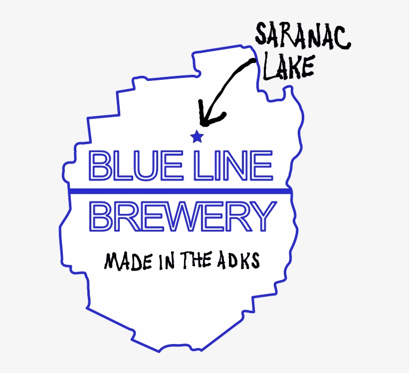 Blue Line Lake Flower Ale - Graphic Design, transparent png #9524893