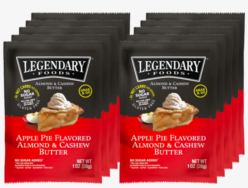 Apple Pie Almond & Cashew Nut Butter Squeeze Packs - Urbech, transparent png #9524927