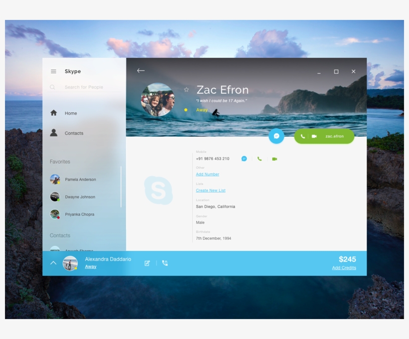 Daily Ui - Profile Page Ui Desktop, transparent png #9526263