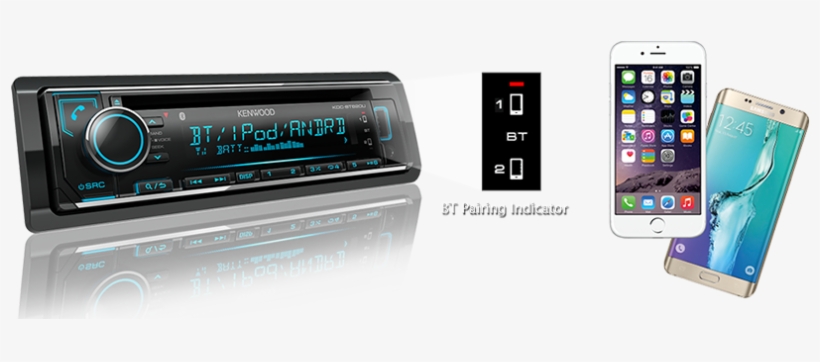 Kenwood Kmm-bt304 Single Din Car Audio From Jc Installs - Iphone, transparent png #9526518