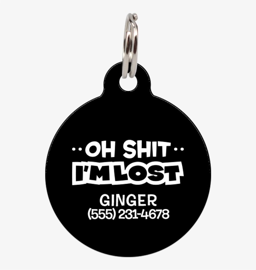 Oh Shit I'm Lost - Pendant, transparent png #9527525