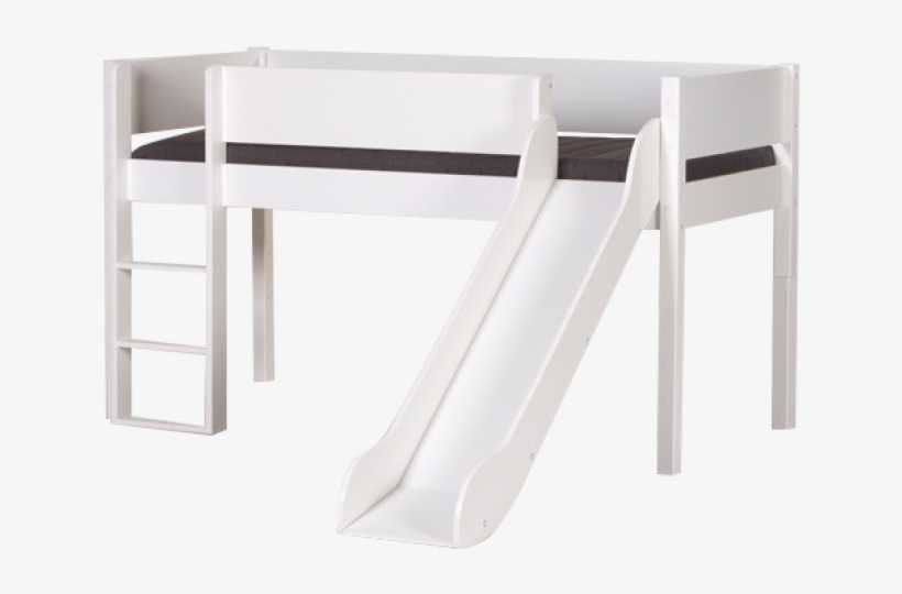 Bed With Rollercoaster - Loftsäng Med Rutschkana, transparent png #9528404