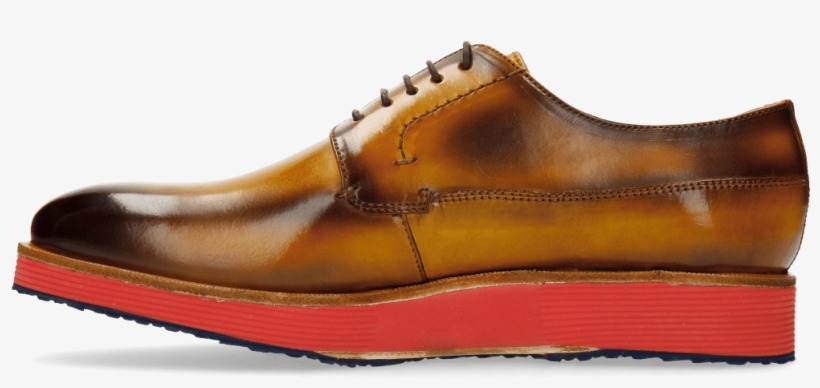 Derby Shoes Chris 1 Yellow Shade Brown Micro Mattone - Sneakers, transparent png #9528587