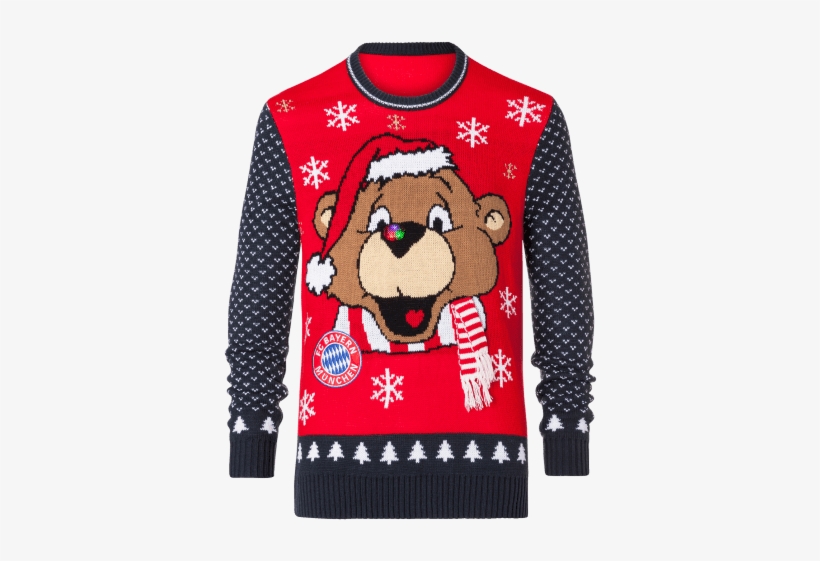 Kids Ugly Christmas Sweater - Ugly Christmas Sweater Bayern Munich, transparent png #9528641
