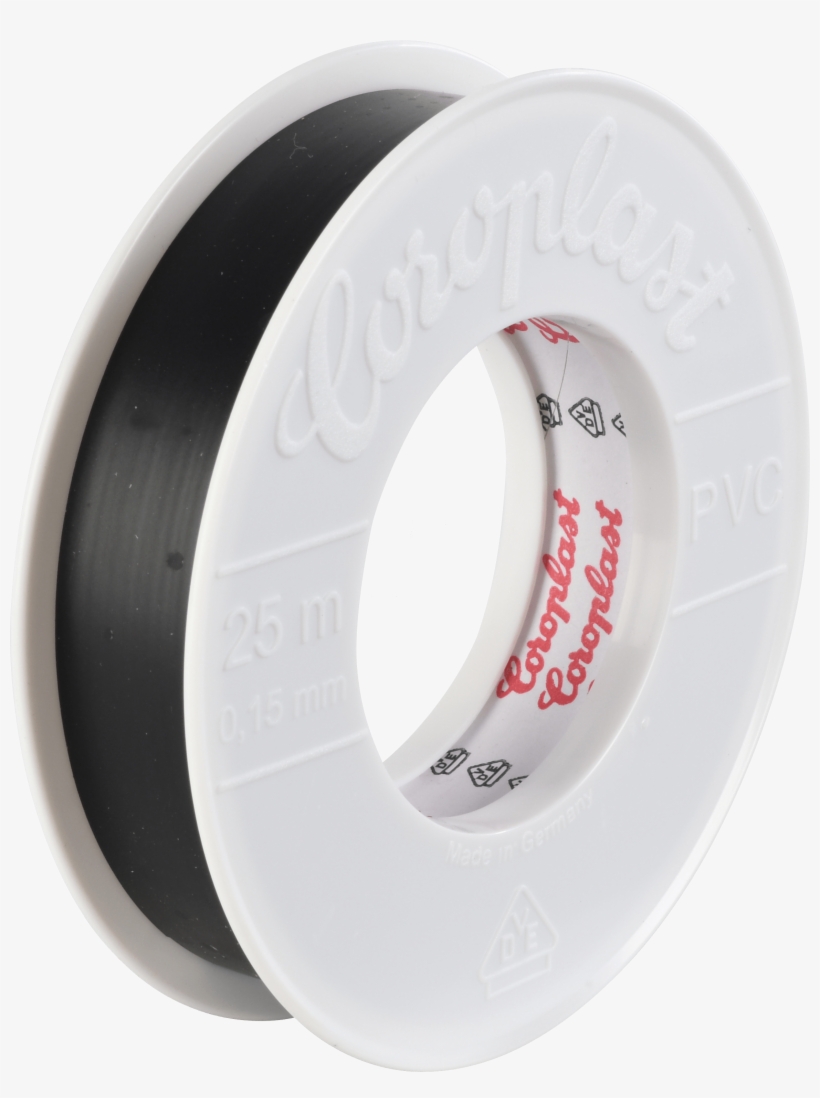 Vde Electrical Insulation Tape, 25 M, 19 Mm, Black - Bangle, transparent png #9528647