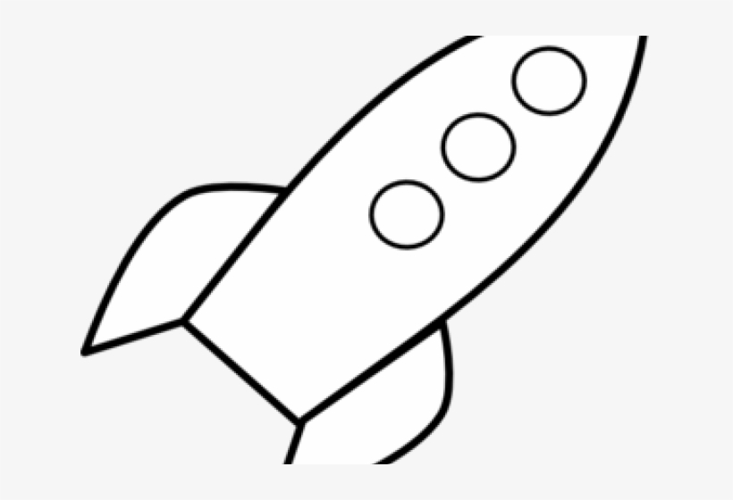 Missile Clipart Black And White - Illustration, transparent png #9528900