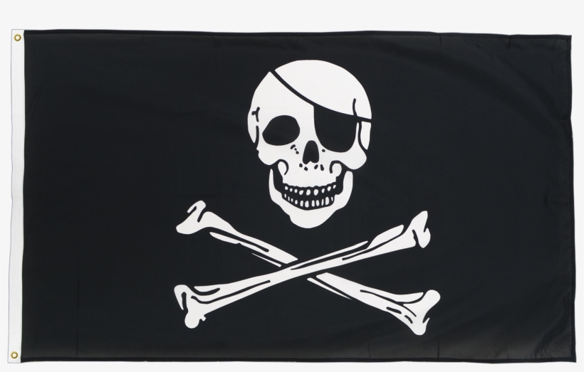 Pirate Skull And Bones - Pirate Flag, transparent png #9529471