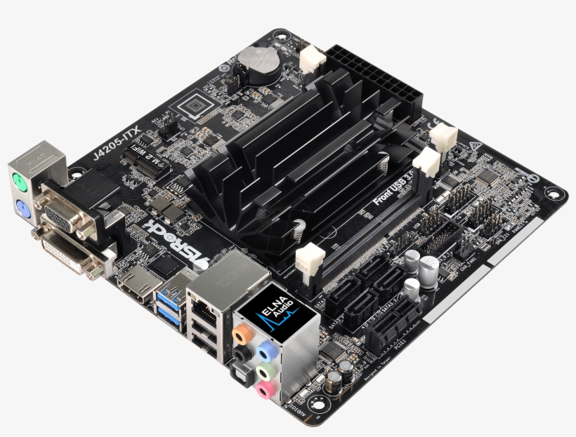 Mini Itx Motherboard With Intel Pentium J4205 Asrock - J3455 Itx, transparent png #9529679