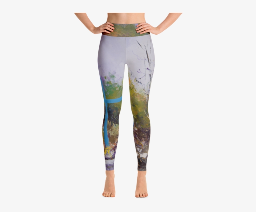 Blue Cross Leggings - Yoga Pants, transparent png #9529779