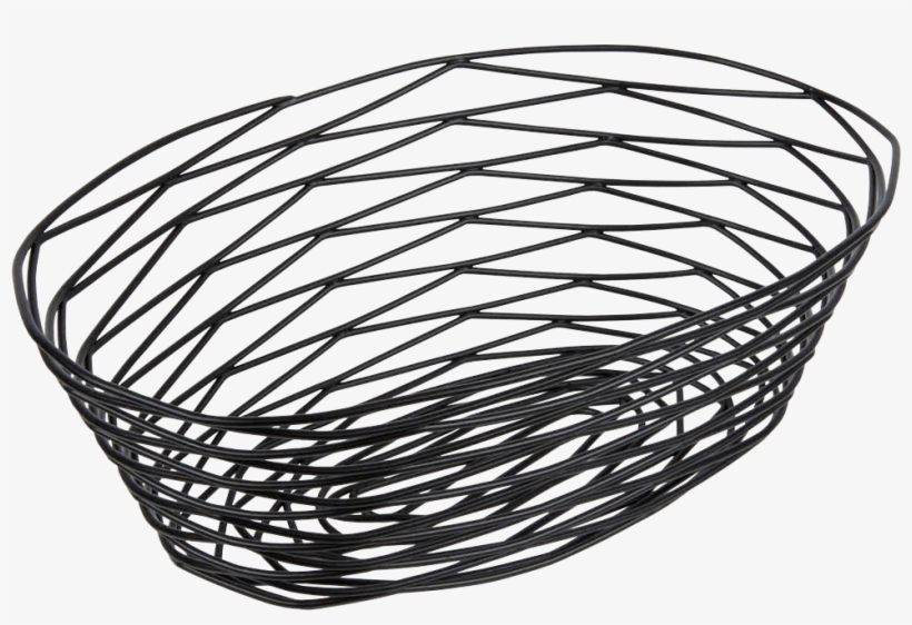 Artisan Black Oval Steel Basket - Storage Basket, transparent png #9530002
