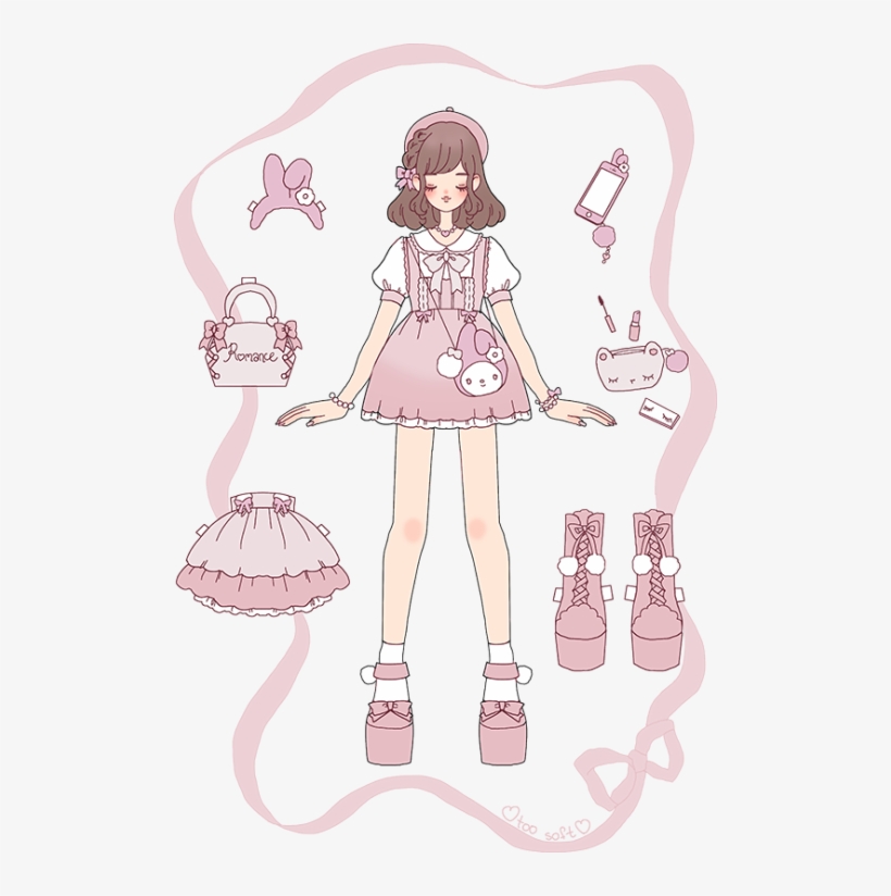 Kawaii Artists On Tumblr Gyaru Liz Lisa Kawaii Fashion - Cartoon, transparent png #9530303