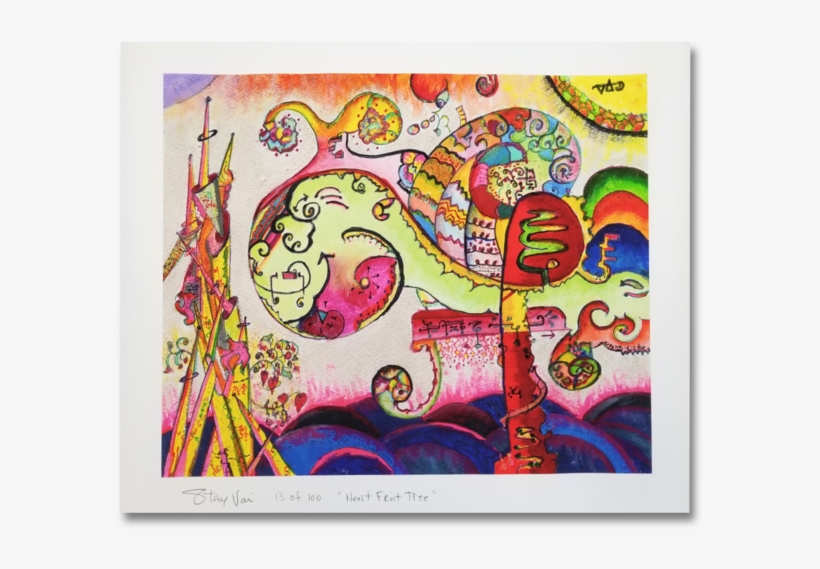 Heart Fruit Tree Art Print - Motif, transparent png #9530705