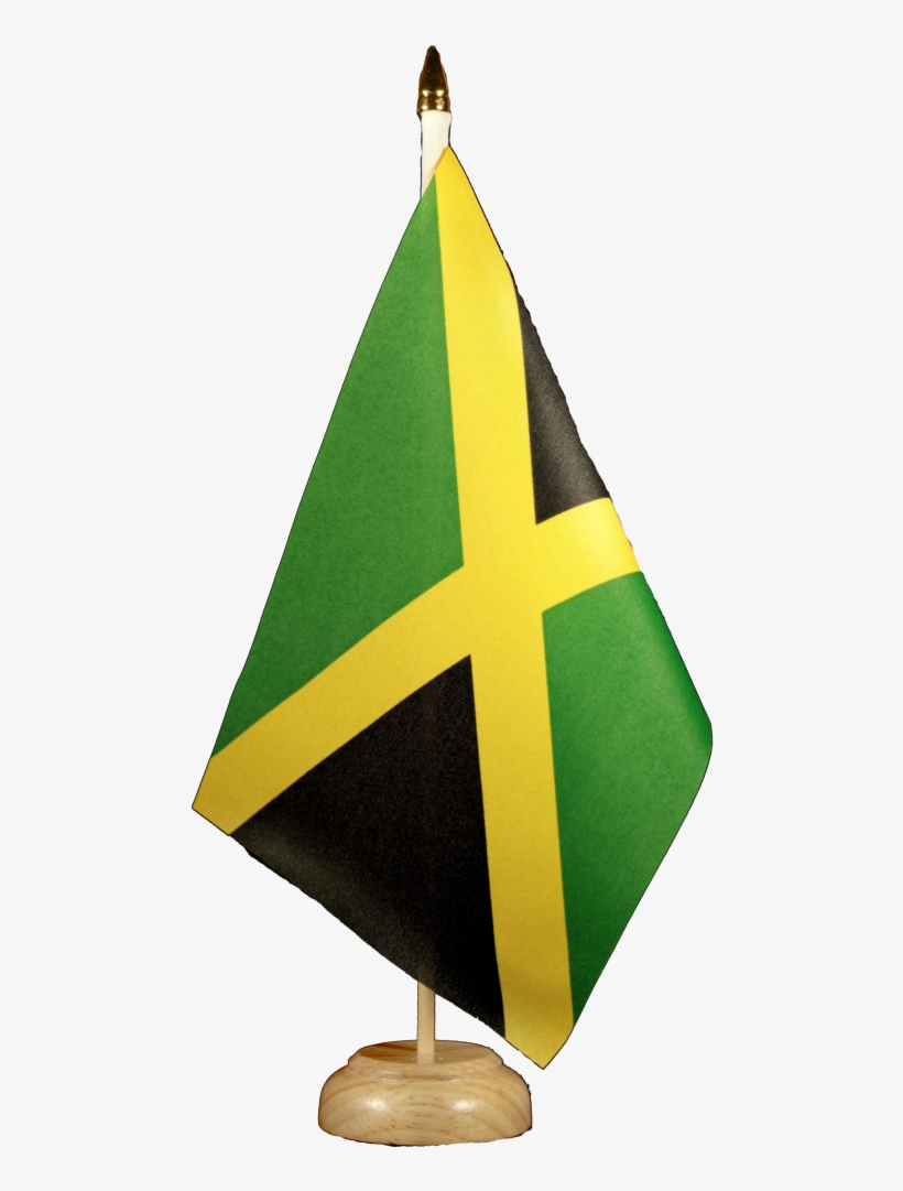 Jamaica Table Flag - Triangle, transparent png #9530890