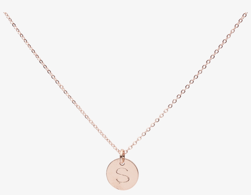 Monogram Necklace On Thin Chain Azil Boutique - Locket, transparent png #9531225