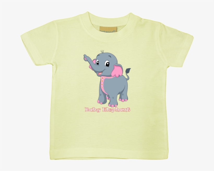 Baby Elephant Baby/ Toddler T-shirt - Elephant, transparent png #9531533