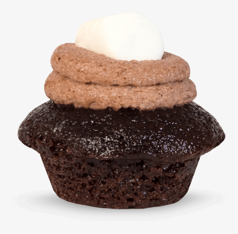 Hot Cocoa Cupcake Small Image - Chocolate Cake, transparent png #9531985