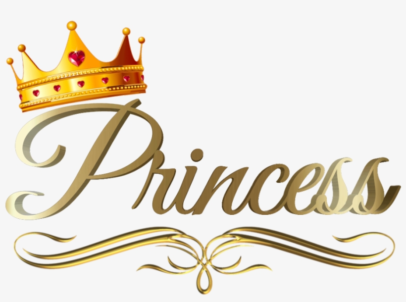 #princess #princesa #crown #coroa #gold #golden #ouro - Calligraphy, transparent png #9532376