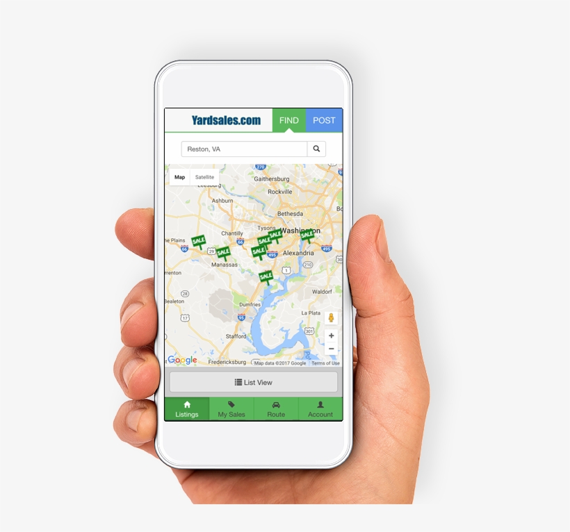Search For Yard Sales On Your Phone - Mobile App, transparent png #9532448
