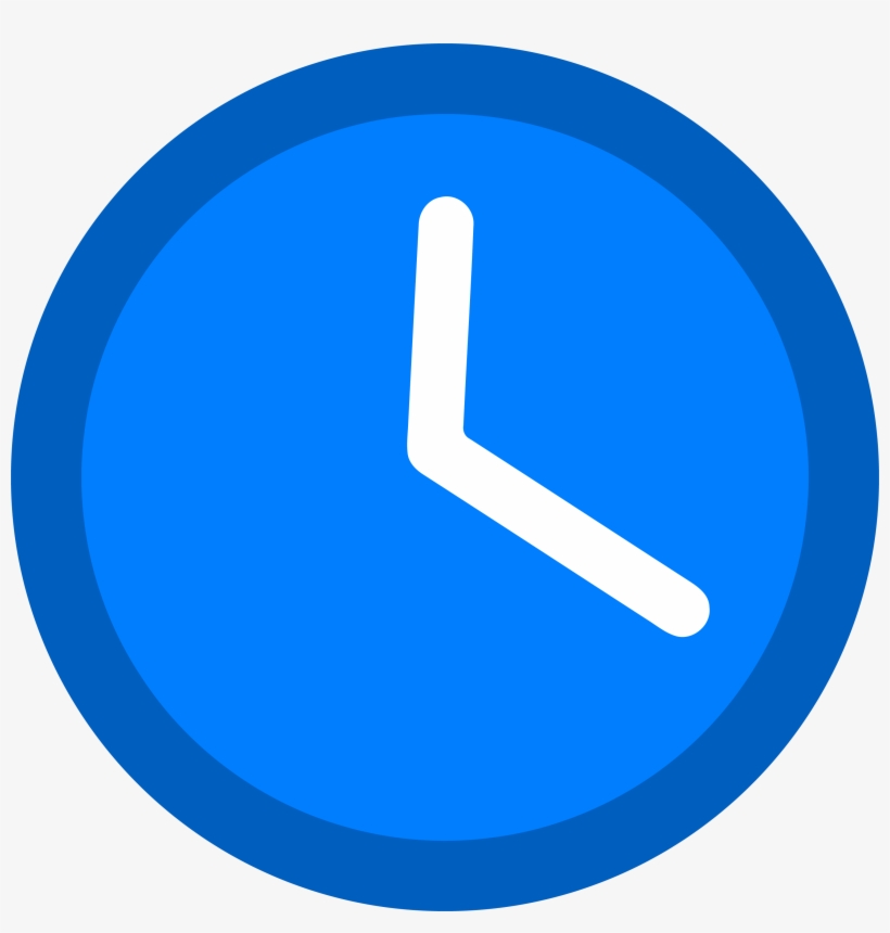 Clock Md Dodger Blue Clipart Png - Circle, transparent png #9532728