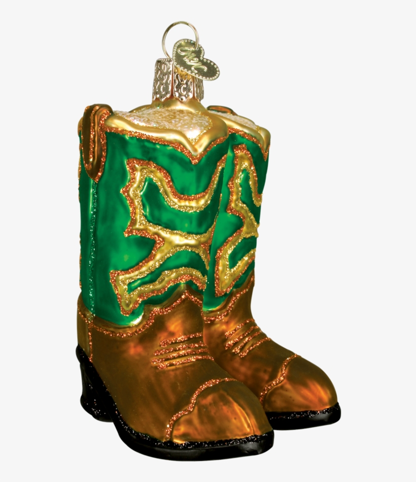 Cowboy Boots Ornament - Cowboy Boot, transparent png #9532927